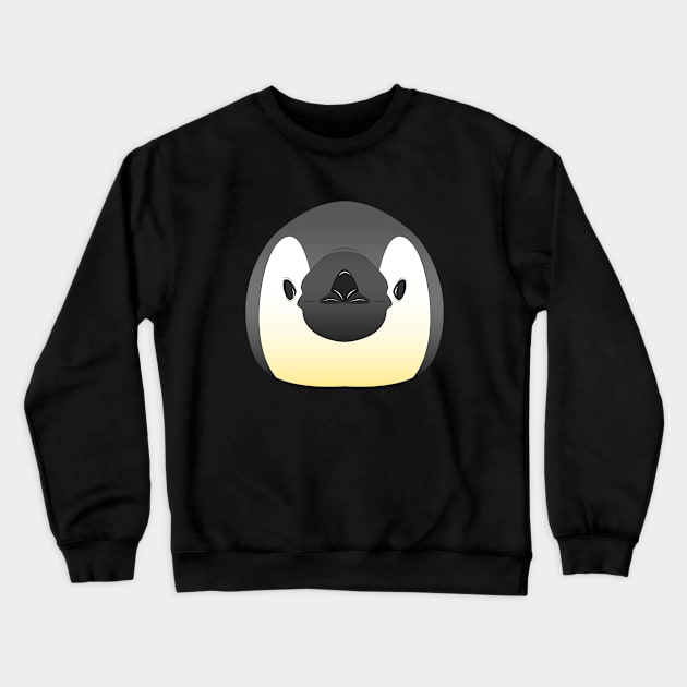 cute babby penguin face Crewneck Sweatshirt by dwalikur